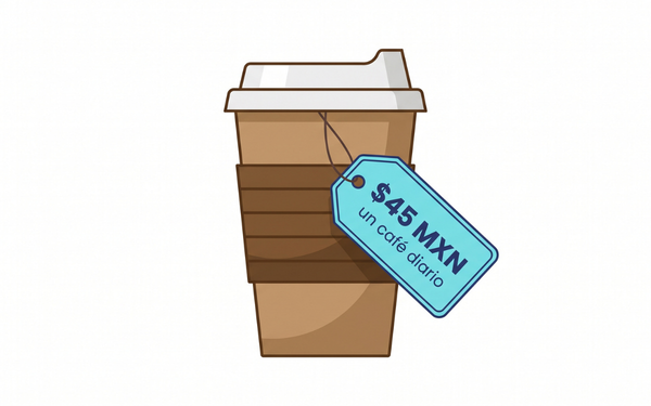 Un café al día = $45 MXN
