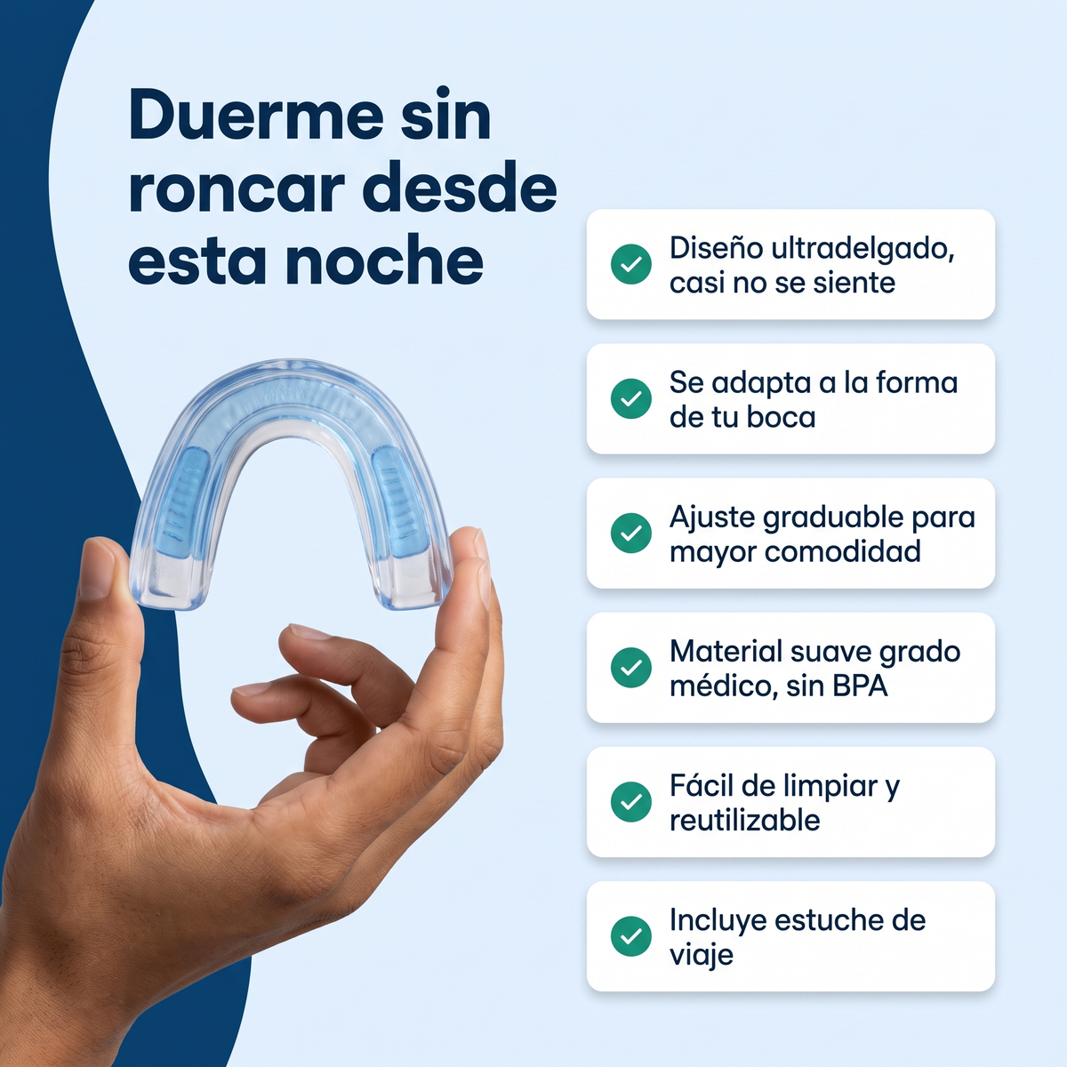 Vivelia NochePlena™ — Deja de roncar desde la primera noche