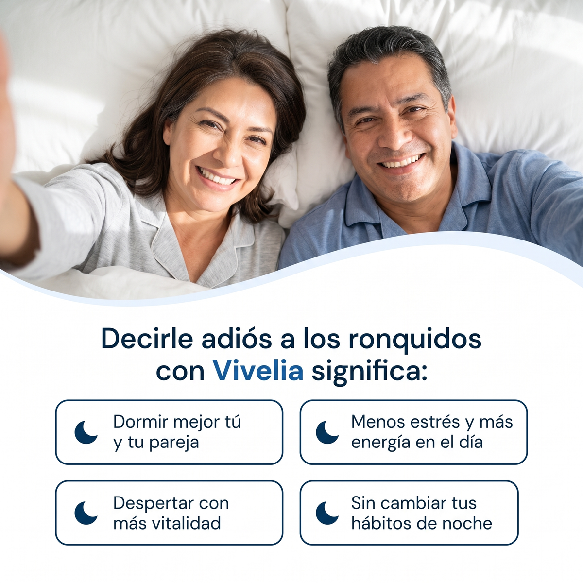 Vivelia NochePlena™ — Deja de roncar desde la primera noche